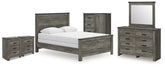 J&M Furniture - Ashley Furniture - Frandern Queen Panel Bed, Dresser, Mirror, Chest and 2 Nightstands - Queen Panel Bed, Dresser, Mirror, Chest and 2 Nightstands - B4480B29