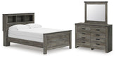 J&M Furniture - Ashley Furniture - Frandern Full Bookcase Bed, Dresser and Mirror - Full Bookcase Bed, Dresser and Mirror - B4480B6