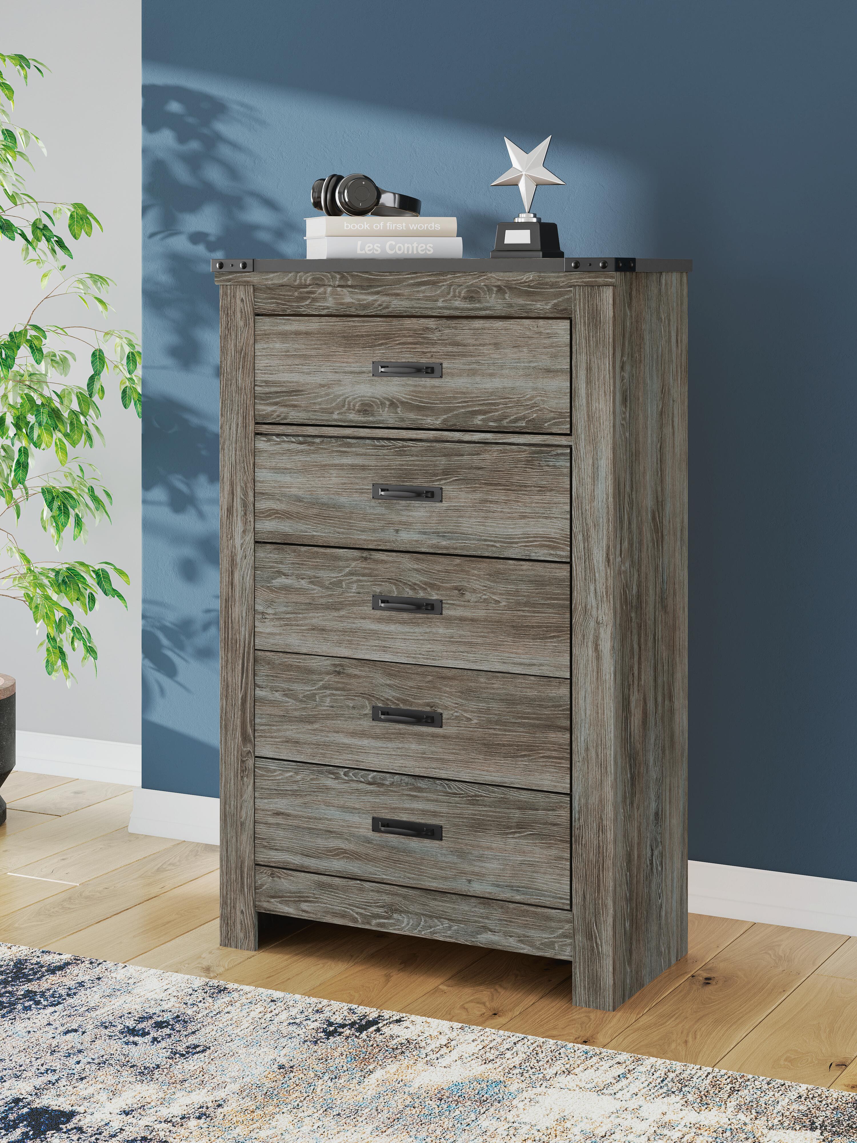J&M Furniture - Ashley Furniture - Frandern Chest of Drawers - Five Drawer Chest - B4480-46