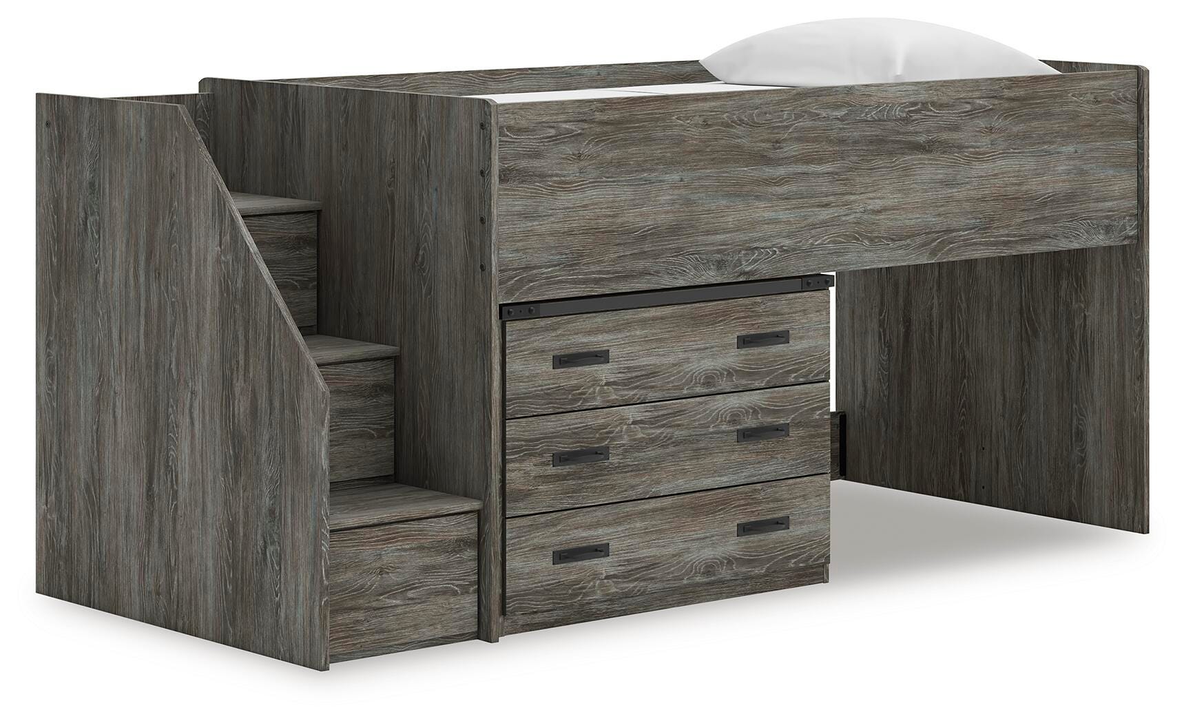 J&M Furniture - Ashley Furniture - Frandern Twin Loft Bed with Drawer Storage - Twin Loft Bed with Drawer Storage - B4480B15
