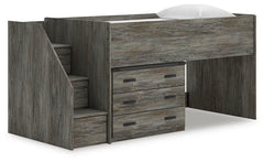 J&M Furniture - Ashley Furniture - Frandern Twin Loft Bed with Drawer Storage - Twin Loft Bed with Drawer Storage - B4480B15