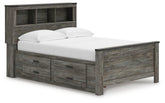 J&M Furniture - Ashley Furniture - Frandern Full Bookcase Panel Bed with Storage - Full Bookcase Panel Bed with Storage - B4480B9
