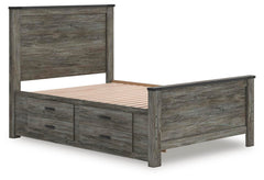 Frandern Full Panel Bed with Storage