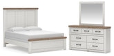 J&M Furniture - Ashley Furniture - Savonport Queen Panel Bed, Dresser and Mirror - Queen Panel Bed, Dresser and Mirror - B4615B8