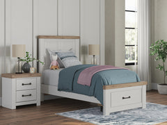 J&M Furniture - Ashley Furniture - Savonport Twin Panel Storage Bed - Twin Panel Storage Bed - B4615B5