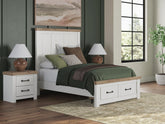 J&M Furniture - Ashley Furniture - Savonport Full Panel Storage Bed - Full Panel Storage Bed - B4615B6