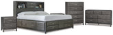 J&M Furniture - Ashley Furniture - Caitbrook King Storage Bed, Dresser, Chest and 2 Nightstands - King Storage Bed, Dresser, Chest and 2 Nightstands - B476B10