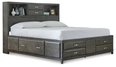 Caitbrook California King Storage Bed, Dresser and Mirror