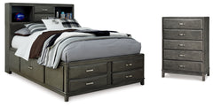 J&M Furniture - Ashley Furniture - Caitbrook Full Storage Bed and Chest - Full Storage Bed and Chest - B476B27