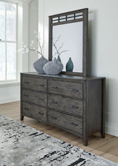 J&M Furniture - Ashley Furniture - Montillan Dresser and Mirror - Dresser and Mirror - B651B1