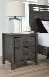 J&M Furniture - Ashley Furniture - Montillan Nightstand - Two Drawer Night Stand - B651-92