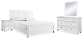 J&M Furniture - Ashley Furniture - Fortman King Panel Bed, Dresser, Mirror and Nightstand - King Panel Bed, Dresser, Mirror and Nightstand - B680B17