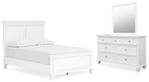 J&M Furniture - Ashley Furniture - Fortman Full Panel Bed, Dresser and Mirror - Full Panel Bed, Dresser and Mirror - B680B9