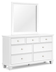Fortman King Panel Bed, Dresser, Mirror, Chest and 2 Nightstands