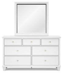 Fortman King Panel Bed, Dresser, Mirror, Chest and 2 Nightstands