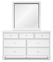 Fortman Full Panel Bed, Dresser and Mirror