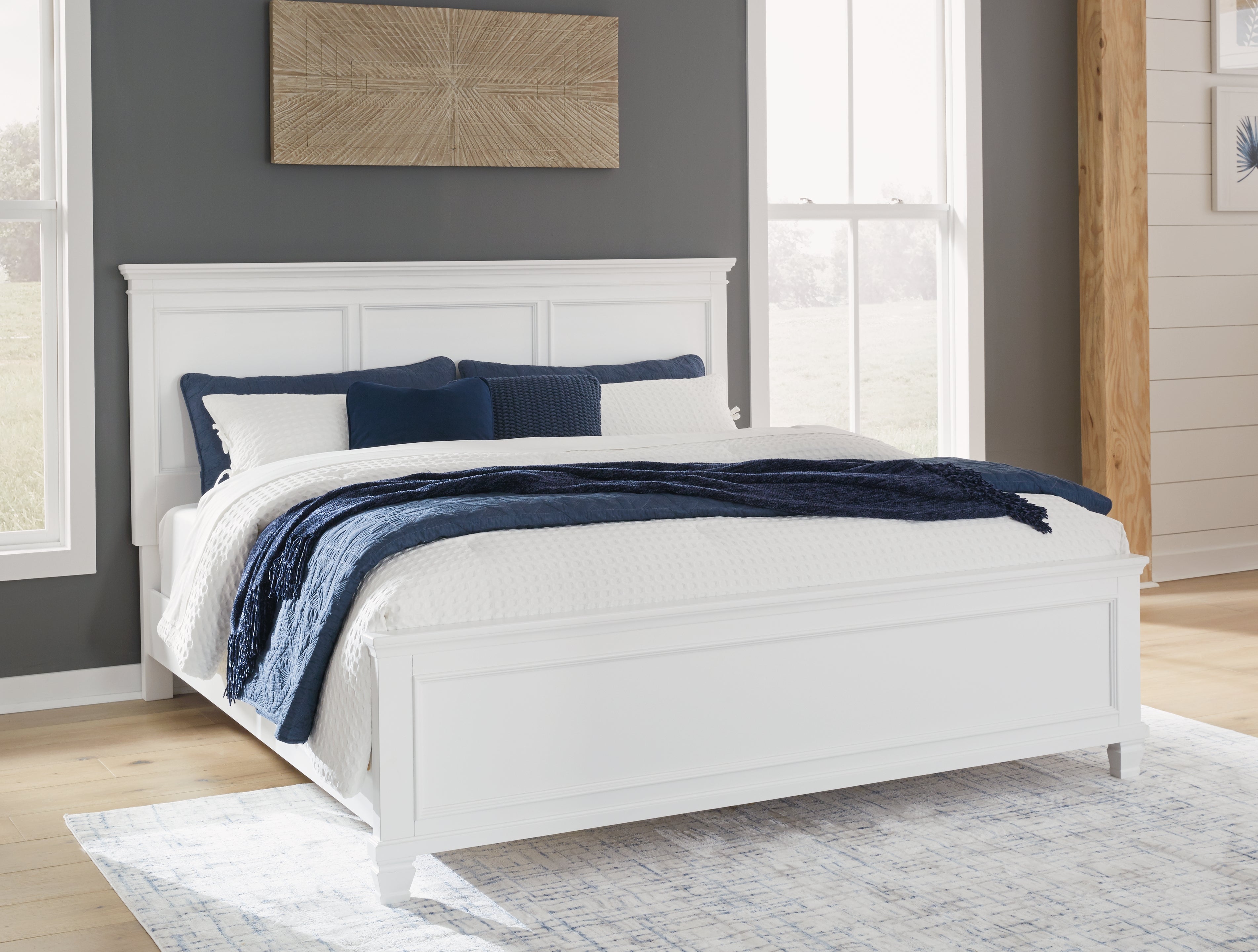 J&M Furniture - Ashley Furniture - Fortman King Panel Bed - King Panel Bed - B680B4