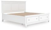 J&M Furniture - Ashley Furniture - Fortman King Panel Storage Bed - King Panel Storage Bed - B680B22