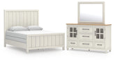 J&M Furniture - Ashley Furniture - Shaybrock Queen Panel Bed, Dresser and Mirror - Queen Panel Bed, Dresser and Mirror - B683B3