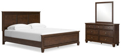 J&M Furniture - Ashley Furniture - Danabrin California King Panel Bed, Dresser and Mirror - California King Panel Bed, Dresser and Mirror - B685B13