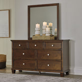 J&M Furniture - Ashley Furniture - Danabrin Dresser and Mirror - Dresser and Mirror - B685B1