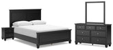 J&M Furniture - Ashley Furniture - Lanolee Queen Panel Bed, Dresser, Mirror and Nightstand - Queen Panel Bed, Dresser, Mirror and Nightstand - B687B15