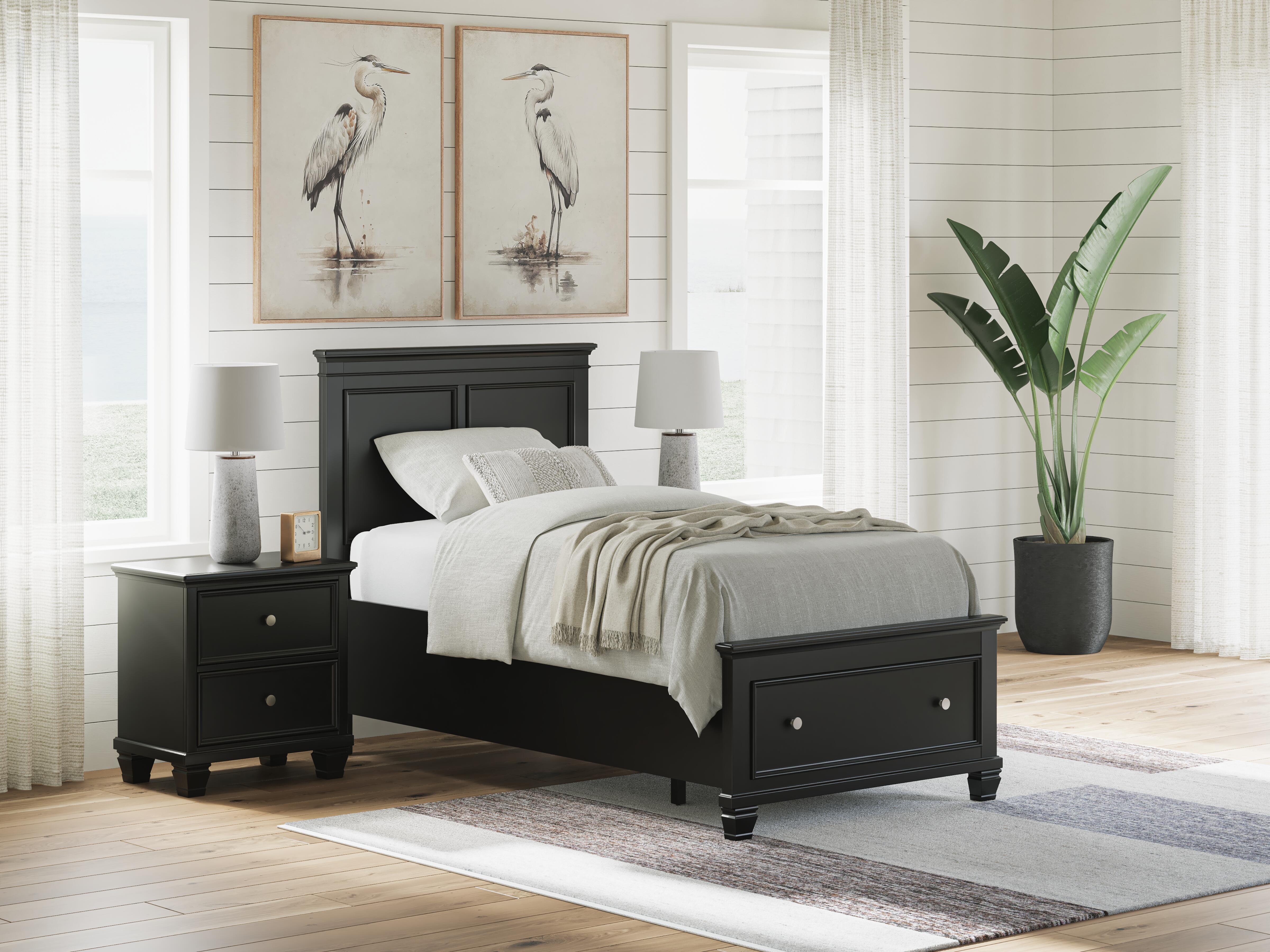 J&M Furniture - Ashley Furniture - Lanolee Twin Panel Storage Bed - Twin Panel Storage Bed - B687B21