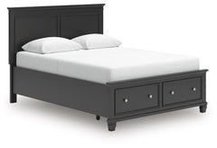 Lanolee Queen Panel Storage Bed