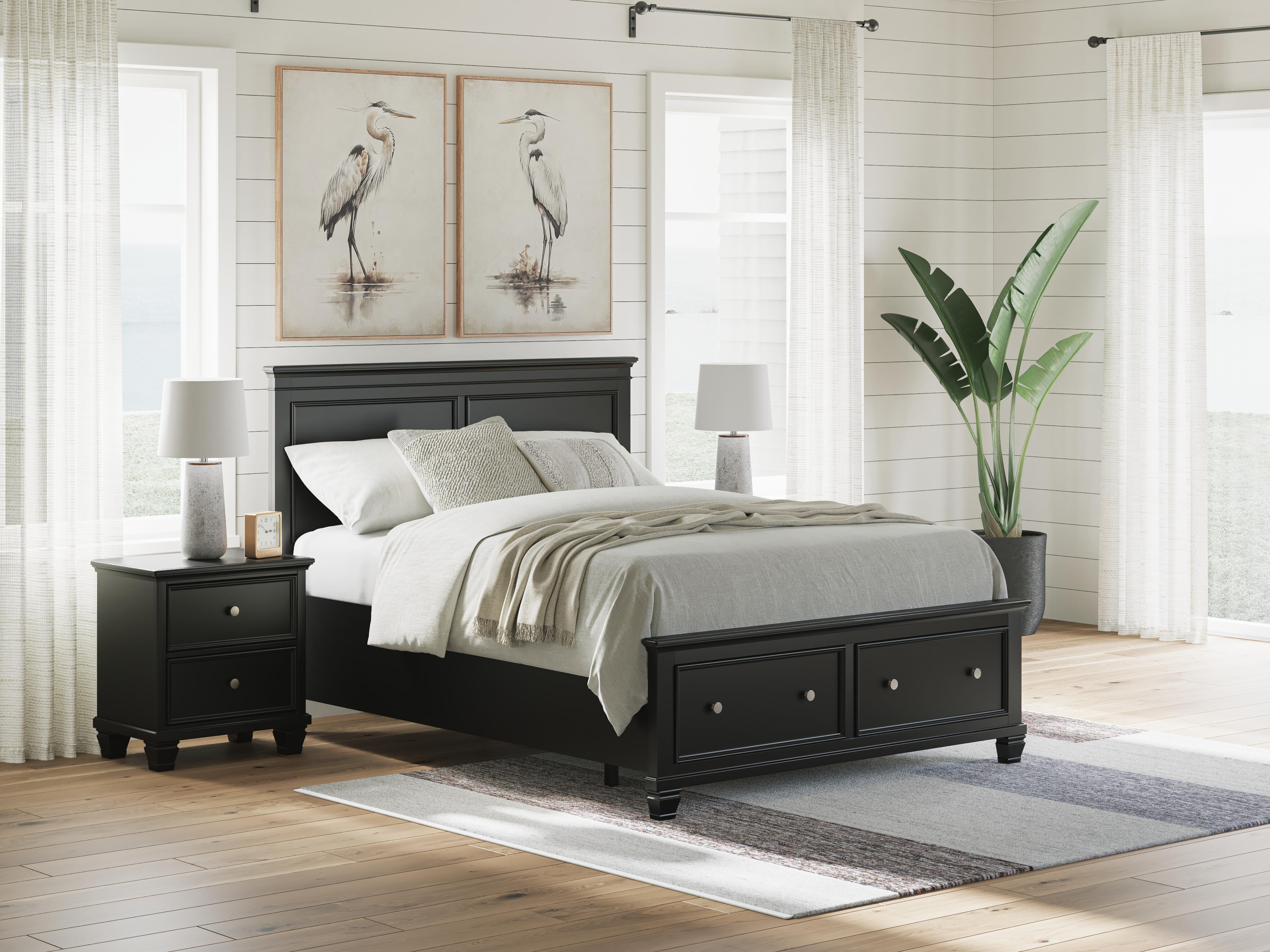 J&M Furniture - Ashley Furniture - Lanolee Queen Panel Storage Bed - Queen Panel Storage Bed - B687B17