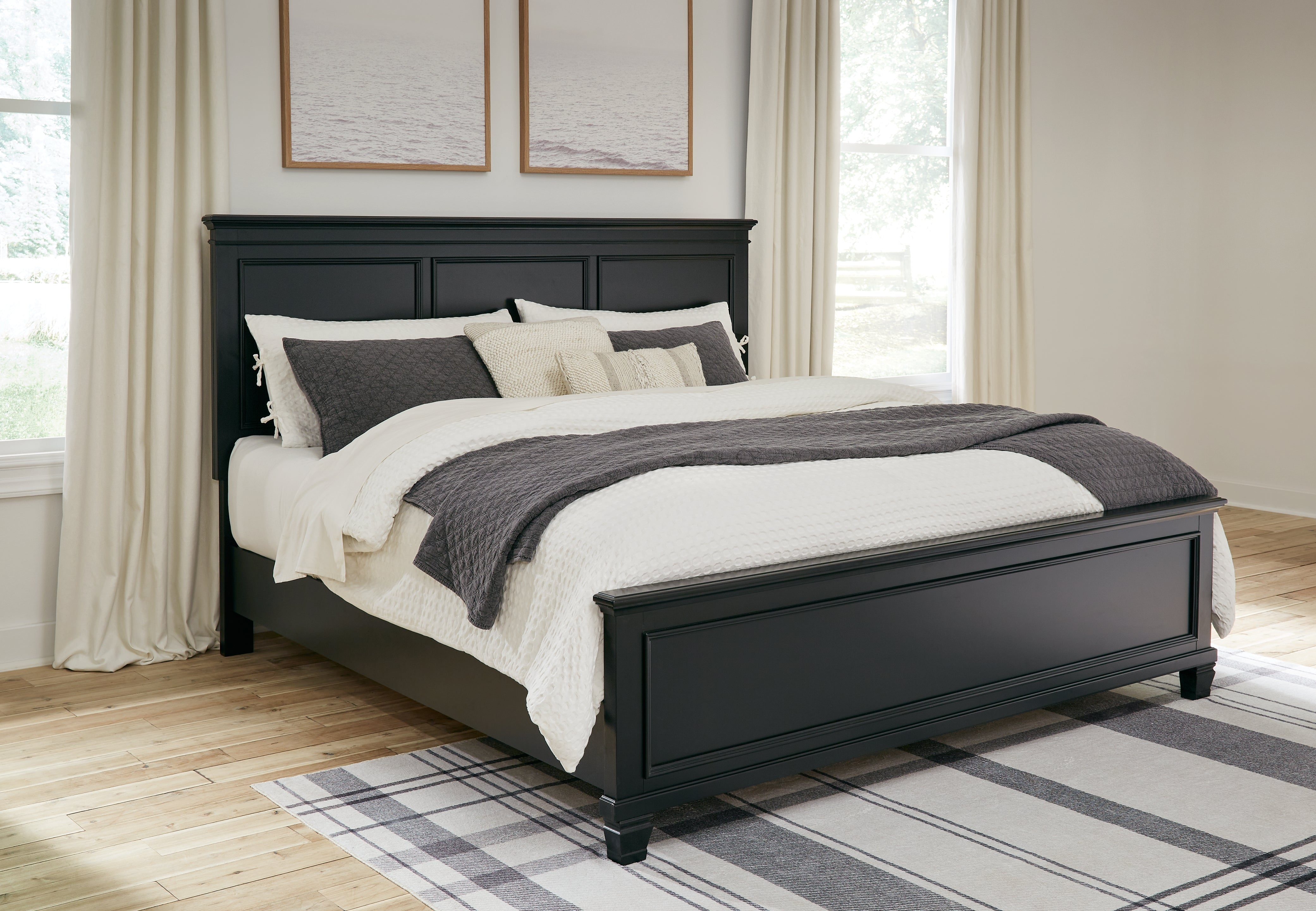 J&M Furniture - Ashley Furniture - Lanolee King Panel Bed - King Panel Bed - B687B8