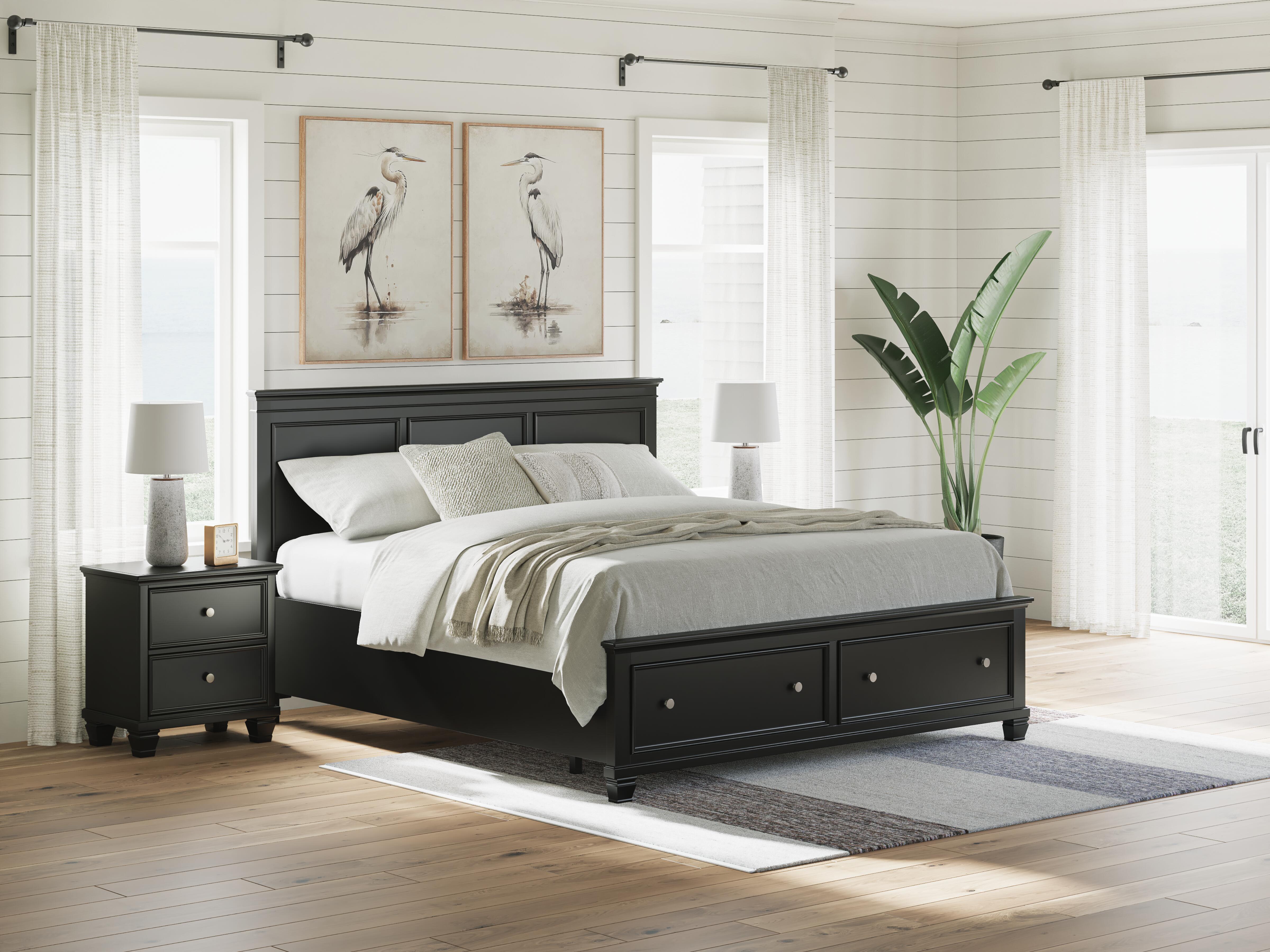 J&M Furniture - Ashley Furniture - Lanolee California King Panel Storage Bed - California King Panel Storage Bed - B687B20