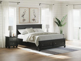 J&M Furniture - Ashley Furniture - Lanolee California King Panel Storage Bed - California King Panel Storage Bed - B687B20