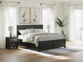 J&M Furniture - Ashley Furniture - Lanolee King Panel Storage Bed - King Panel Storage Bed - B687B19