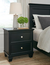 J&M Furniture - Ashley Furniture - Lanolee Nightstand - Two Drawer Night Stand - B687-92