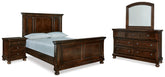 J&M Furniture - Ashley Furniture - Porter Queen Panel Bed, Dresser, Mirror and Nightstand - Queen Panel Bed, Dresser, Mirror and Nightstand - B697B29