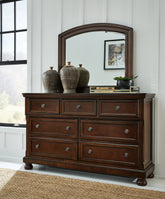 J&M Furniture - Ashley Furniture - Porter Dresser and Mirror - Dresser and Mirror - B697B1