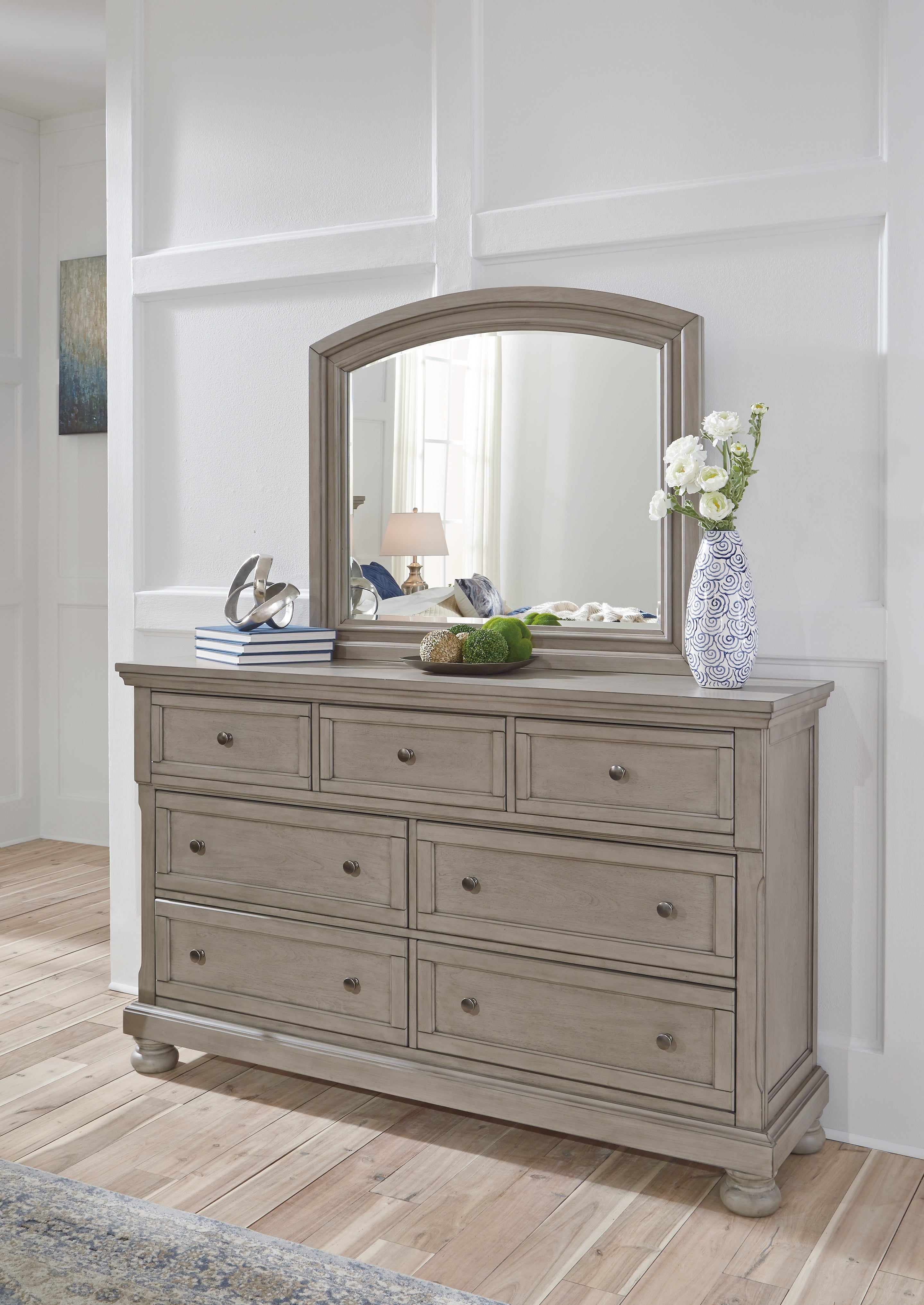 J&M Furniture - Ashley Furniture - Lettner Dresser and Mirror - Dresser and Mirror - B733B1