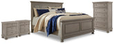 J&M Furniture - Ashley Furniture - Lettner King Panel Bed, Chest and 2 Nightstands - King Panel Bed, Chest and 2 Nightstands - B733B59