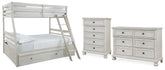 J&M Furniture - Ashley Furniture - Robbinsdale Twin over Full Bunk Bed, Dresser and Chest - Twin over Full Bunk Bed, Dresser and Chest - B742B32