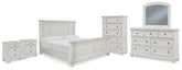 J&M Furniture - Ashley Furniture - Robbinsdale King Panel Bed, Dresser, Mirror, Chest and 2 Nightstands - King Panel Bed, Dresser, Mirror, Chest and 2 Nightstands - B742B38