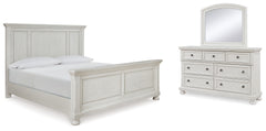 J&M Furniture - Ashley Furniture - Robbinsdale Queen Panel Bed, Dresser and Mirror - Queen Panel Bed, Dresser and Mirror - B742B4