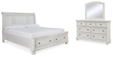 J&M Furniture - Ashley Furniture - Robbinsdale King Sleigh Storage Bed, Dresser and Mirror - King Sleigh Storage Bed, Dresser and Mirror - B742B29