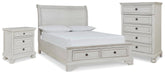 J&M Furniture - Ashley Furniture - Robbinsdale Full Sleigh Storage Bed, Chest and Nightstand - Full Sleigh Storage Bed, Chest and Nightstand - B742B48