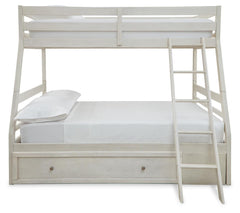Robbinsdale Twin over Full with Storage and Mattresses