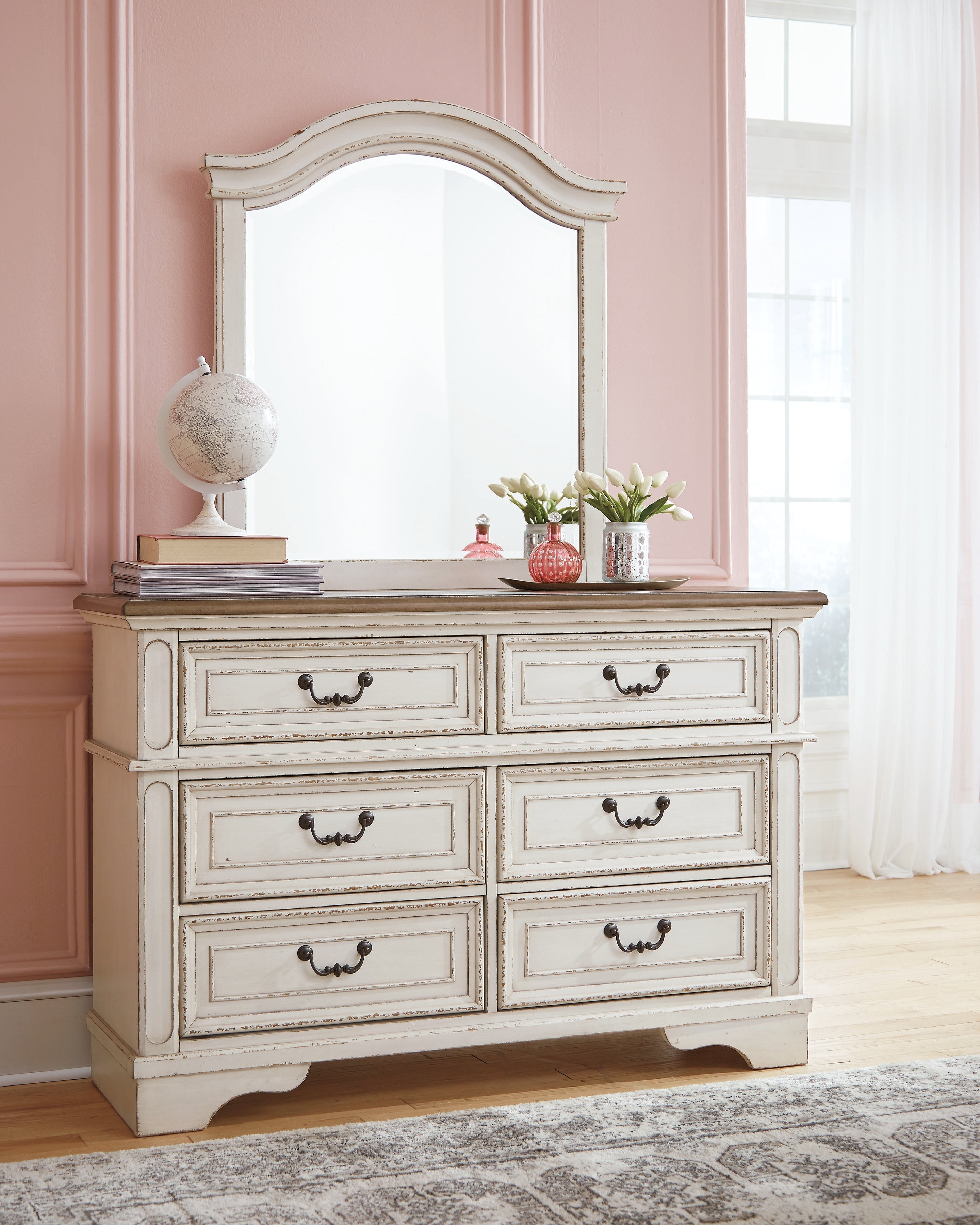 J&M Furniture - Ashley Furniture - Realyn Dresser and Mirror - Dresser and Mirror - B743B12