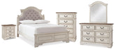 J&M Furniture - Ashley Furniture - Realyn Full Panel Bed, Dresser, Mirror, Chest and Nightstand - Full Panel Bed, Dresser, Mirror, Chest and Nightstand - B743B81