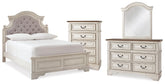 J&M Furniture - Ashley Furniture - Realyn Full Panel Bed, Dresser, Mirror and Chest - Full Panel Bed, Dresser, Mirror and Chest - B743B80