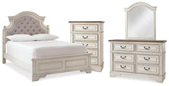 J&M Furniture - Ashley Furniture - Realyn Full Panel Bed, Dresser, Mirror and Chest - Full Panel Bed, Dresser, Mirror and Chest - B743B80
