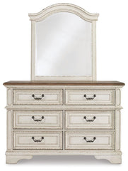 Realyn Full Panel Bed, Dresser, Mirror and Chest