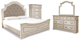 J&M Furniture - Ashley Furniture - Realyn Queen Panel Bed, Dresser, Mirror and Chest - Queen Panel Bed, Dresser, Mirror and Chest - B743B28